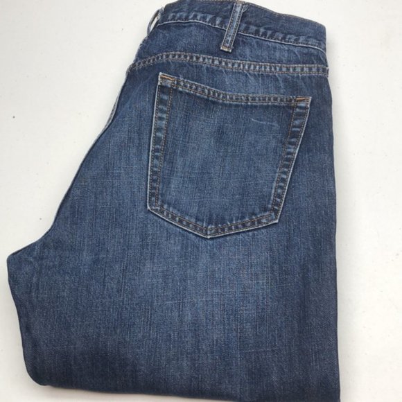 VINTAGE MENS OLD NAVY BOOTCUT JEANS 36x32 ⭐️ - Picture 2 of 11